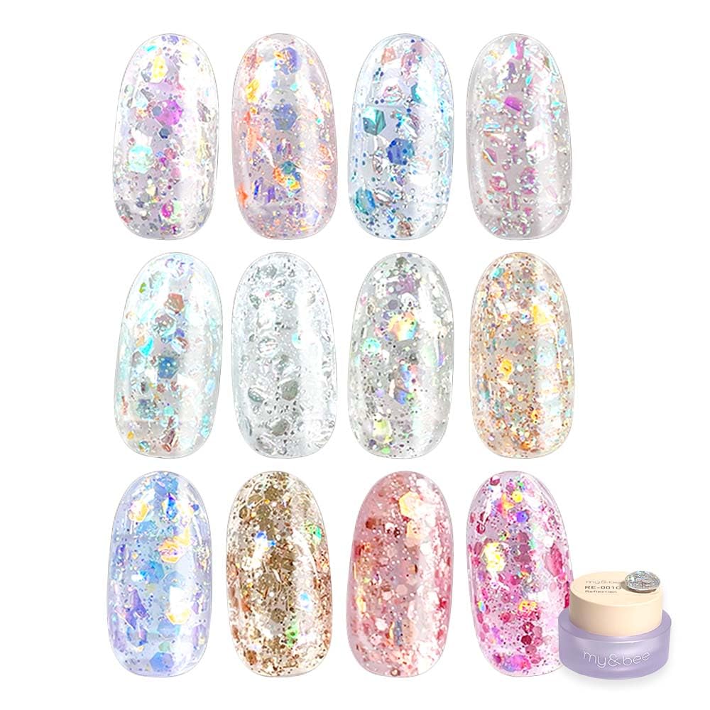 Amazon.co.jp: my&bee マイビー カラージェル リフレクション 全12色